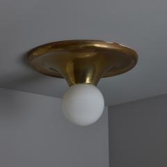  Flos Large Brass 1960s Castiglioni and Giacomo Light Ball Wall or Ceiling Lamp - 3946746