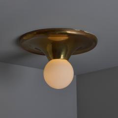  Flos Large Brass 1960s Castiglioni and Giacomo Light Ball Wall or Ceiling Lamp - 3946747