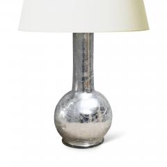  Flygsfors Pair of Craquel Mirrored Glass Table Lamps by Flygsfors Glasbruk - 3505007