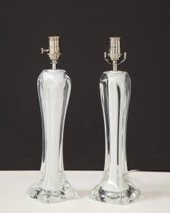  Flygsfors Pair of Flygsfors Crystal Lamps - 1258687