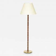  Fog M rup A Danish Teak Brass Floor Lamp Circa 1960s - 2962751