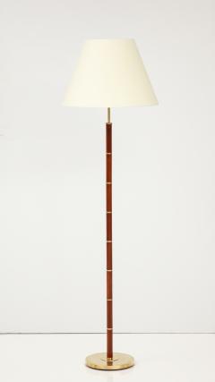  Fog M rup A Danish Teak and Brass Floor Lamp Circa 1960s  - 3296653