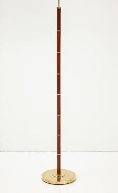  Fog M rup A Danish Teak and Brass Floor Lamp Circa 1960s  - 3296656