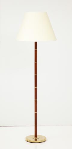  Fog M rup A Danish Teak and Brass Floor Lamp Circa 1960s  - 3296657