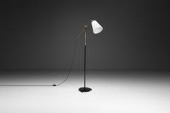  Fog M rup Brass Adjustable Floor Lamp by Fog M rup Attr Denmark ca 1940s - 4301531