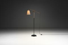  Fog M rup Brass Adjustable Floor Lamp by Fog M rup Attr Denmark ca 1940s - 4301532