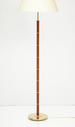  Fog M rup Danish Floor Lamp Teak Brass Circa 1960s - 2958439