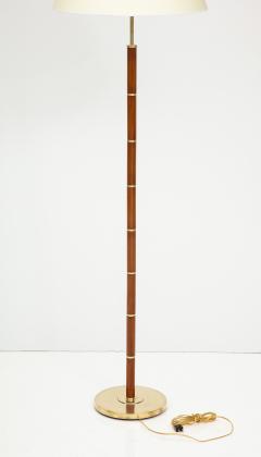  Fog M rup Danish Floor Lamp Teak Brass Circa 1960s - 2958440