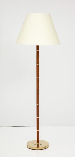  Fog M rup Danish Floor Lamp Teak Brass Circa 1960s - 2958446