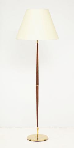  Fog M rup Danish Rosewood and Brass Floor Lamp Circa 1960 - 1172806