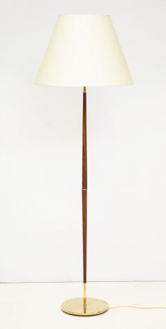  Fog M rup Danish Rosewood and Brass Floor Lamp Circa 1960 - 1172810