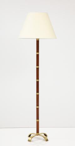  Fog M rup Fog M rup Brass and Rosewood Floor Lamp Circa 1960s - 2740771