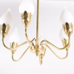  Fog M rup Fog M rup Six Arm Chandelier 1950s - 501144