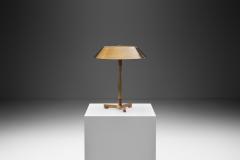  Fog M rup Jo Hammerborg President Brass and Teak Table Lamp for Fog M rup - 3142609