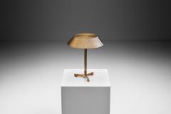  Fog M rup Jo Hammerborg President Brass and Teak Table Lamp for Fog M rup - 3142611