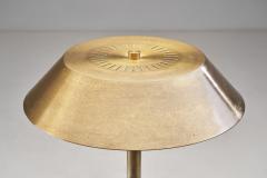  Fog M rup Jo Hammerborg President Brass and Teak Table Lamp for Fog M rup - 3142612