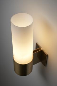  Fog M rup Pair of Brass and Glass Wall Sconces by J rgen Bo 1960 - 4510313