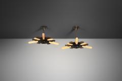  Fog M rup Pair of Model E8655 Hanging Lamps by Fog M rup Denmark ca 1940s - 4685133