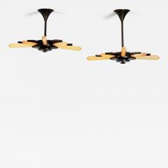  Fog M rup Pair of Model E8655 Hanging Lamps by Fog M rup Denmark ca 1940s - 4692020