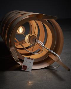  Fog M rup Pine Veneer Fini Floor Lamp by Ib Fabiansen 1960s - 4500312