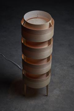  Fog M rup Pine Veneer Fini Floor Lamp by Ib Fabiansen 1960s - 4500316