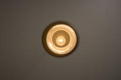  Fog M rup Radius Amber Glass Pendant Lamp 1960s - 4499379