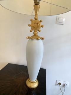  Fondica Ceramic and Gilt Metal Sun Lamp by Pierre Casenove for Fondica France 1990s - 1616688