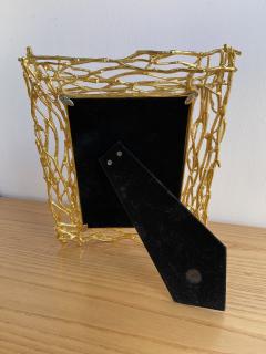  Fondica Gilt Metal Branch Picture Frame Italy 1970s - 2193241