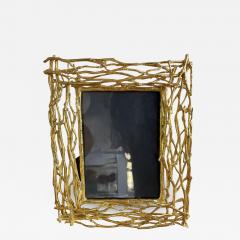  Fondica Gilt Metal Branch Picture Frame Italy 1970s - 2195172