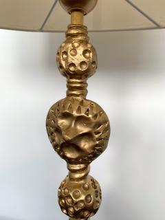  Fondica Gilt Metal Bronze Lamp by Mathias for Fondica France 2000s - 974131