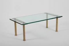  Fontana Arte Brass and glass coffee table in the style of Fontana Arte - 3726436