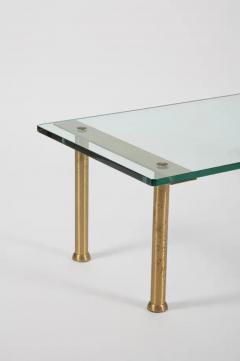  Fontana Arte Brass and glass coffee table in the style of Fontana Arte - 3726447