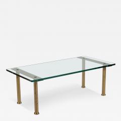  Fontana Arte Brass and glass coffee table in the style of Fontana Arte - 3727996