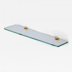  Fontana Arte Fontana Arte Asymmetric Console in Glass with Bronze Mounts Italy 1950s - 4031371