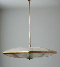  Fontana Arte Fontana Arte Pendant with Colorful Painted Glass - 4153636