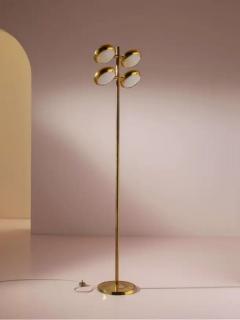  Fontana Arte Fontana Arte floor lamp made of brass and glass Italy 1960s - 3946958