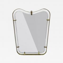  Fontana Arte FontanaArte 1950S FONTANA ARTE MIRROR IN BRASS IN THE STYLE OF GIO PONTI - 3551755