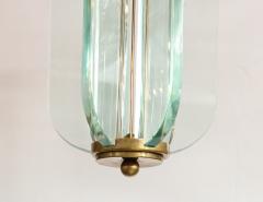  Fontana Arte FontanaArte 1950s Fontana Arte Attributed Brass And Glass Pendant - 3226982