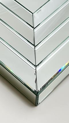  Fontana Arte FontanaArte Beveled Rectangle Fontana Arte Modernist Mirror Italy 1960 - 4154617