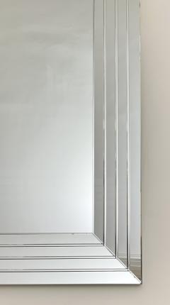  Fontana Arte FontanaArte Beveled Rectangle Fontana Arte Modernist Mirror Italy 1960 - 4154705