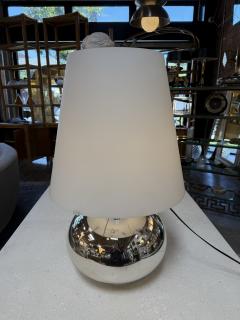  Fontana Arte FontanaArte Chrome Sphere Table Lamp Attributed to Fontana Arte Italy Circa 1970s - 4594124