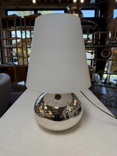 Fontana Arte FontanaArte Chrome Sphere Table Lamp Attributed to Fontana Arte Italy Circa 1970s - 4594125