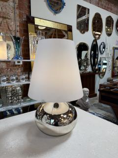  Fontana Arte FontanaArte Chrome Sphere Table Lamp Attributed to Fontana Arte Italy Circa 1970s - 4594130