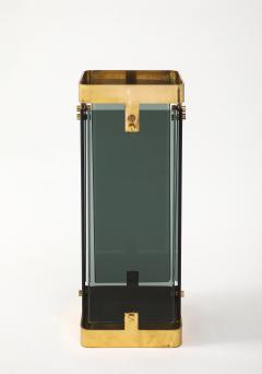  Fontana Arte FontanaArte Crystal and Brass Umbrella Stand by Fontana Arte - 4348571