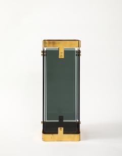  Fontana Arte FontanaArte Crystal and Brass Umbrella Stand by Fontana Arte - 4348573