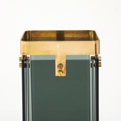  Fontana Arte FontanaArte Crystal and Brass Umbrella Stand by Fontana Arte - 4348574