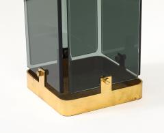  Fontana Arte FontanaArte Crystal and Brass Umbrella Stand by Fontana Arte - 4348579