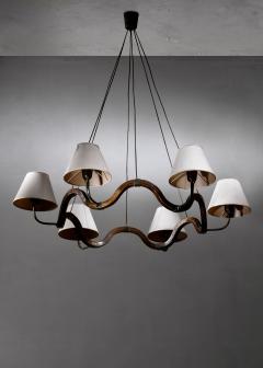  Fontana Arte FontanaArte Fontana Arte 6 arm chandelier - 4559732