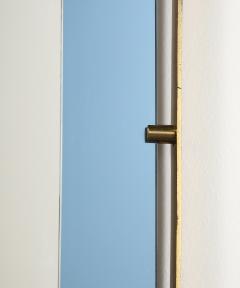  Fontana Arte FontanaArte Fontana Arte Blue Glass and Brass Wall Mirror circa 1950 - 3928080