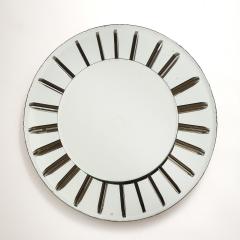  Fontana Arte FontanaArte Fontana Arte Circular Glass Wall Mirror circa 1955 - 4430500